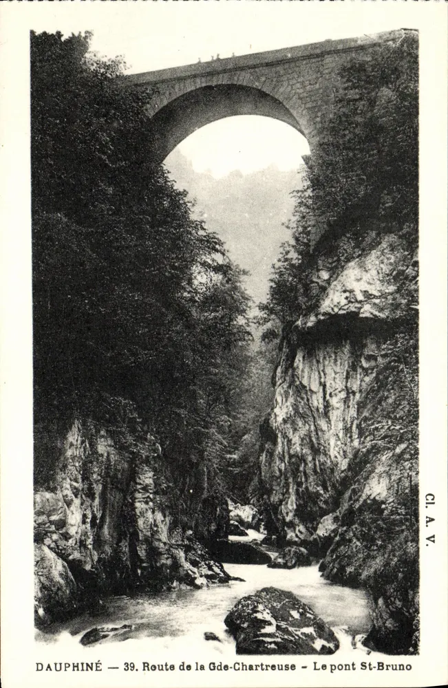 Dauphiné — Route der Großen Chartreuse — Brücke St-Bruno — CL.A.V. - Vorderseite
