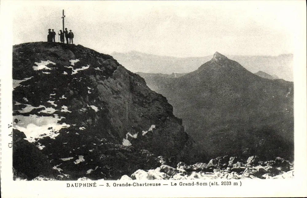 Dauphiné — Grande-Chartreuse — O Grande-Som (alt. 2033 m) — CL.A.V. - Frente