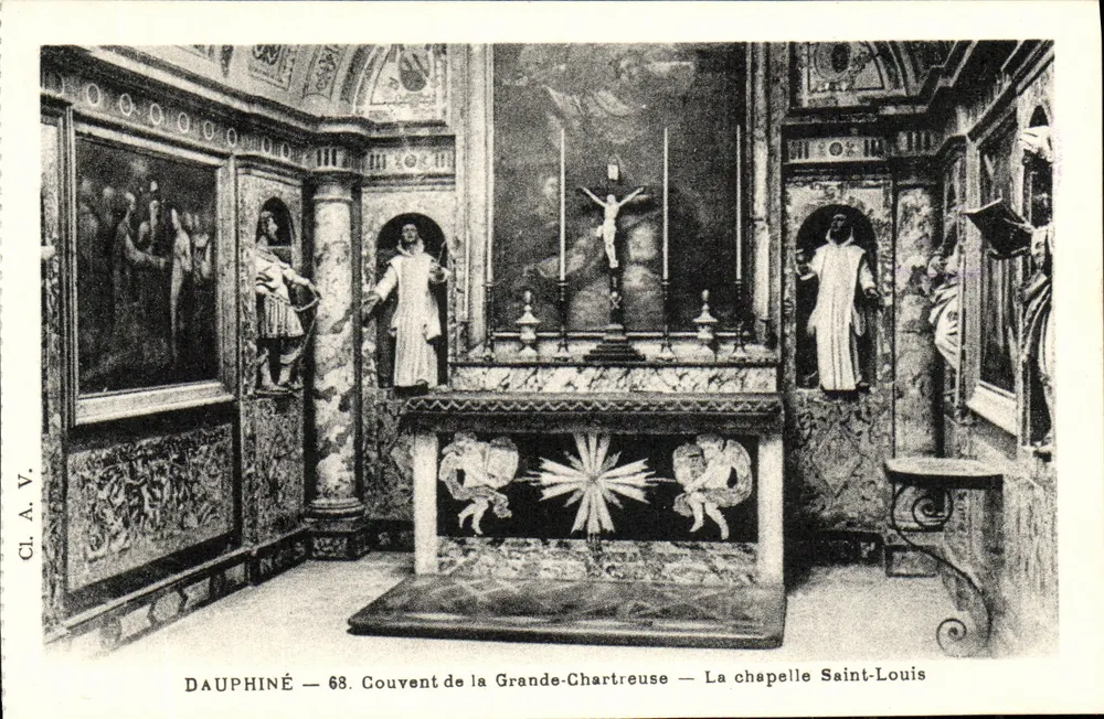 Dauphiné — 63. Konvent von la Grande-Chartreuse — Kapelle Saint-Louis - Vorderseite