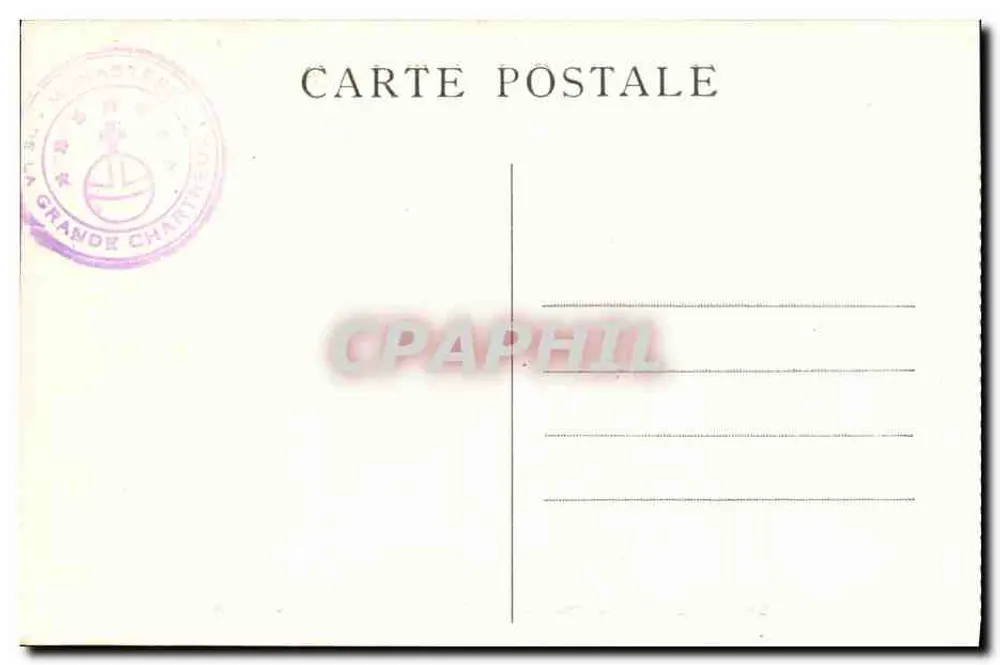 Dauphiné — 43. Konvent der Grande-Chartrouse — Das Refektorium - Rückseite