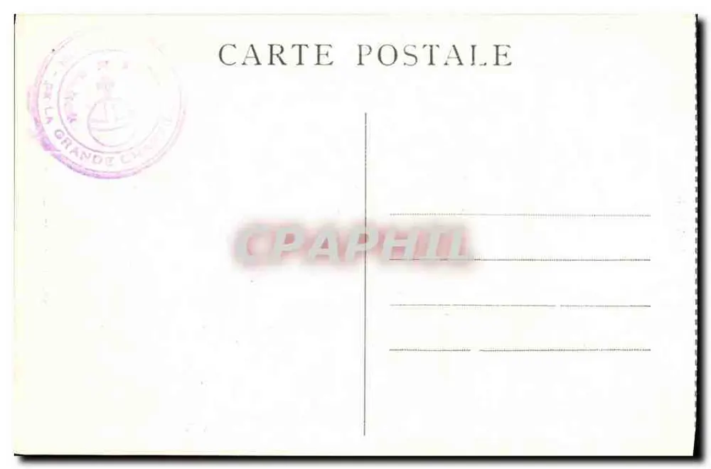 Dauphiné — Wasserfall Fourvoirie — Route de la Grande-Chartreuse — Cl.A.V. Nr. 100 - Rückseite