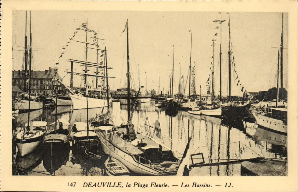 Deauville, die Blühende Strände — Die Basins — L.I. - Vorderseite