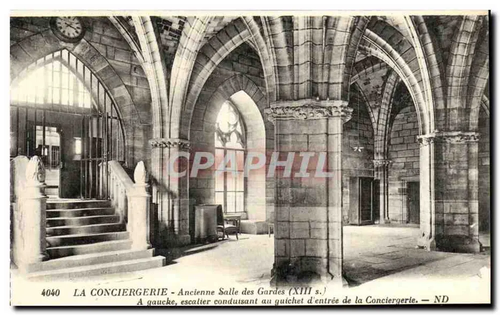 La Conciergerie — Ehemalige Wachstube (13. Jahrhundert) — Verlag Levit & Mendelsohn, Paris - Vorderseite