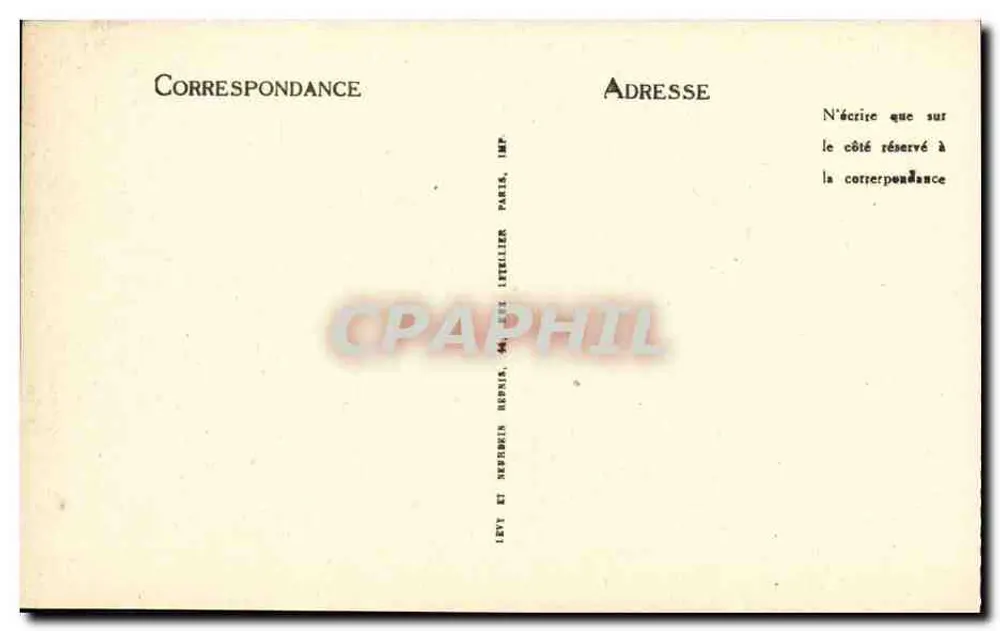 La Conciergerie — Ehemalige Wachstube (13. Jahrhundert) — Verlag Levit & Mendelsohn, Paris - Rückseite