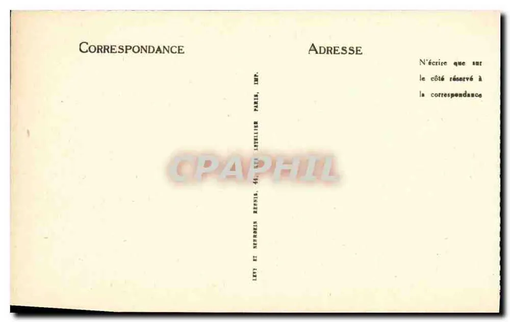 Auto de execução da morte — Paris — Editor: Lett. e Nérophiles Républ. Imp. Libellier - Verso