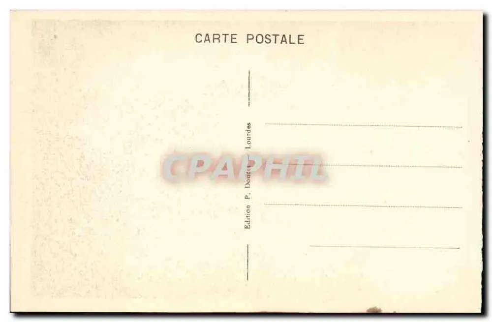 Gavarnie — Eine Karawanenrückkehr vom Cirque P.D. — Edition P. Douzette, Lourdes - Rückseite