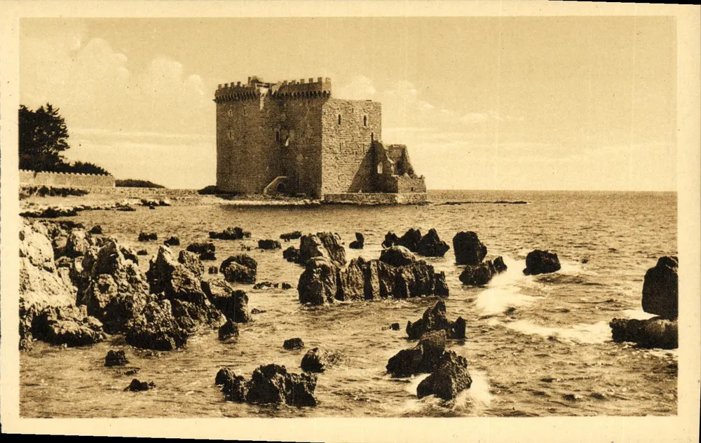 Insel Saint-Honorat — Verfestigter Klosterkomplex und Riffzonen — Impr. A.D.I.A. de St-Roch - Vorderseite