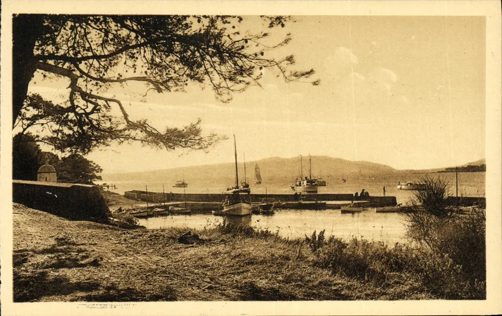 Insel Saint-Honorat — Abreise von Saint-Honorat — Impr. A.D.I.A. - 55, rue St-Roch - NICE - Vorderseite
