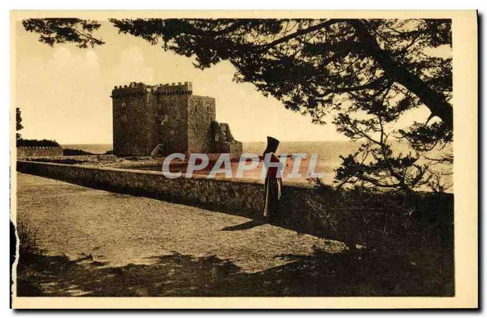 Insel Saint-Honorat — Geführtes Kloster vor der Weite — Impr. A.D.I.A. de St-Roch, Nice - Vorderseite