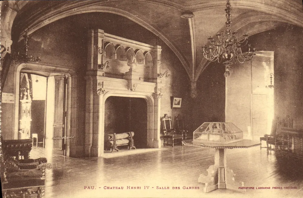 Pau — Schloss Henri IV — Wachzimmer — Phototype Laboune Frères, Toulouse - Vorderseite
