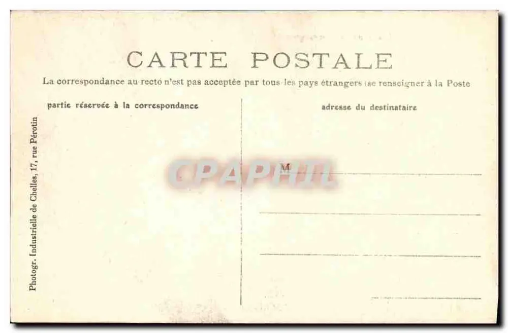 A Marne Rustique — vista da rio cercado por floresta — Fotografia Industrial de Chelles, rue Pérotin - Verso