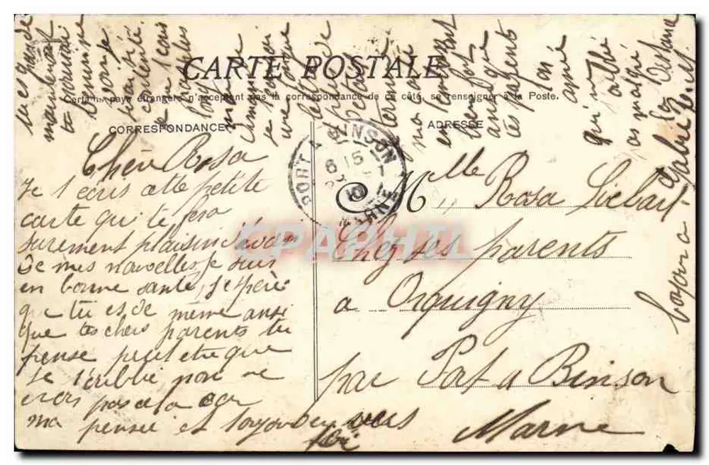 PARIS — La Tour Eiffel et le nouveau Champs-de-Mars — éditeur M. M. bia, n° 44 - Verso