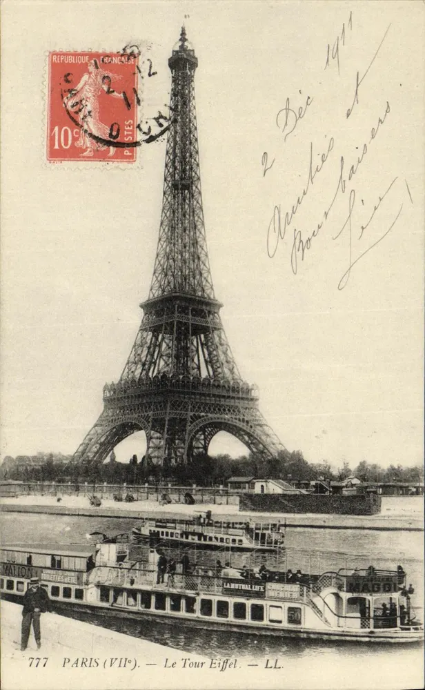 Paris (VIIe) — Torre Eiffel — LL. — 777 - Frente