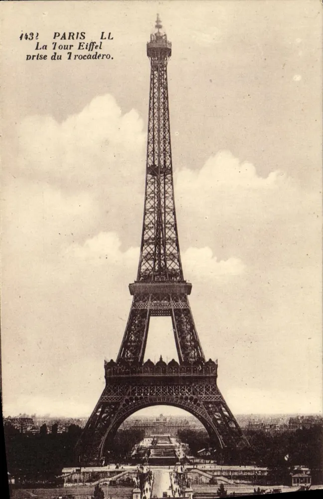 Paris — Eiffelturm vom Trocadéro — Paris LL n°4432 - Vorderseite