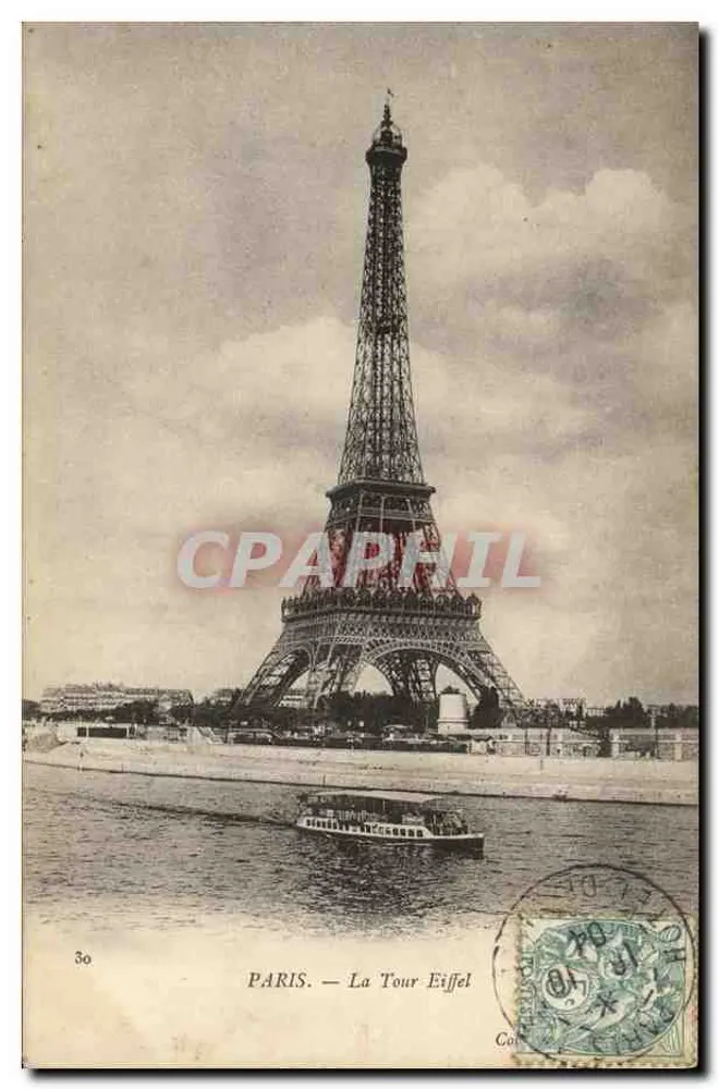 PARIS — Eiffelturm - Vorderseite
