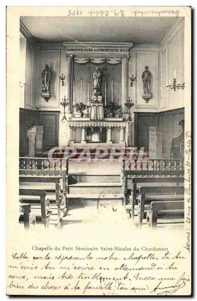 Kapelle des Petit Séminaire Saint-Nicolas du Chardonnet — Paris — anonymer Verlag, Seriennummer nicht sichtbar - Vorderseite
