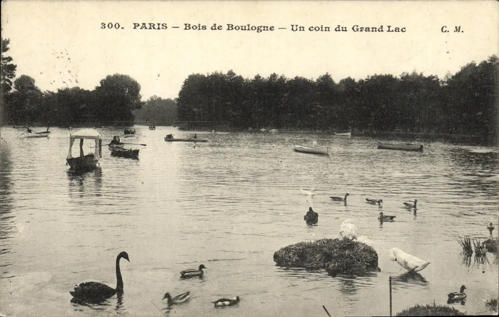 PARIS — Bois de Boulogne — Eine Ecke des Großen Sees — C. M. — n° 300 - Vorderseite