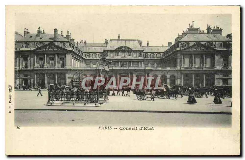 Paris — Conselho de Estado — B. F. Paris, n°10 - Frente