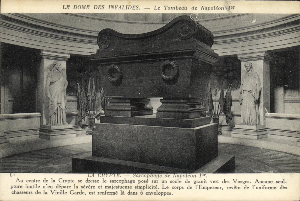 Der Dôme der Invaliden — Das Grab von Napoleon I. — IMP. PHOT. NEURDEIN ET CIE. — Paris - Vorderseite