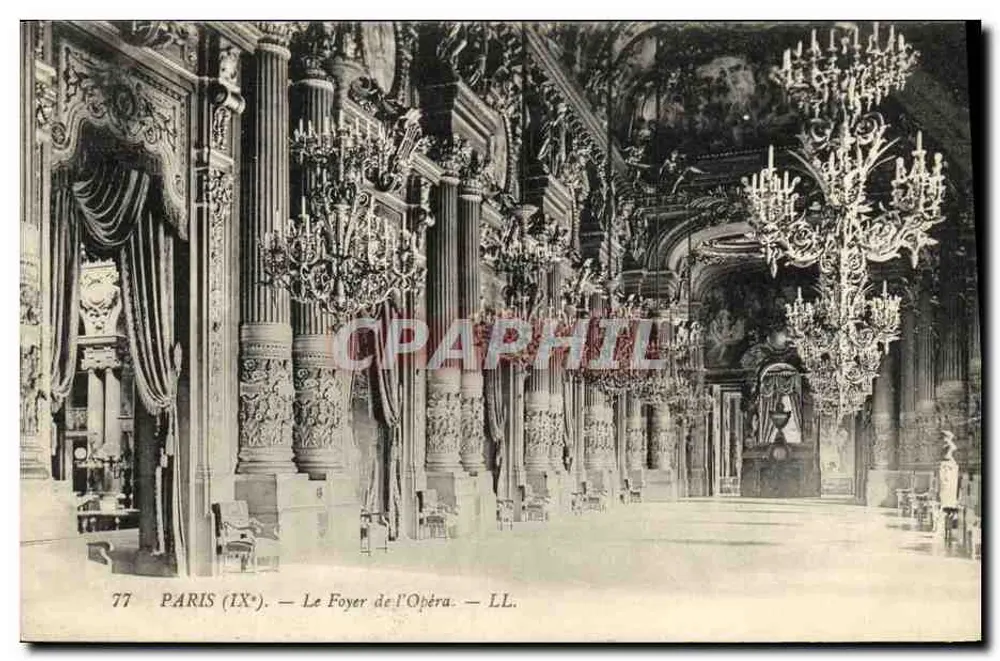 Paris (IXe) — O Foyer da Ópera — LL. — n°77 - Frente