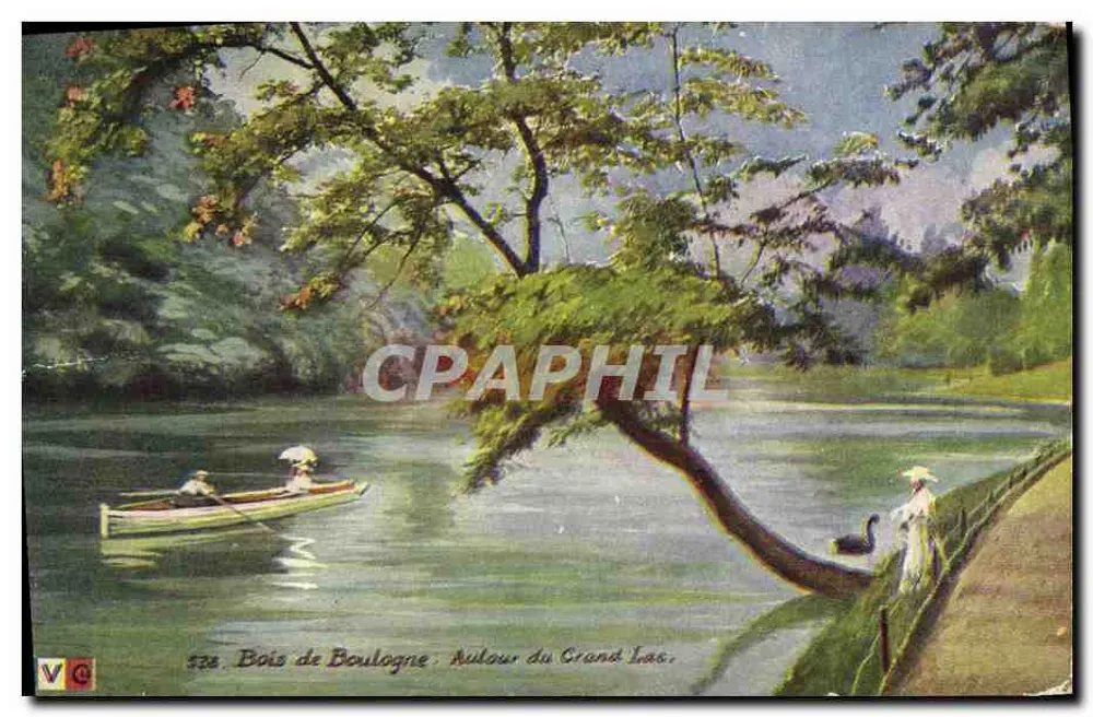 Bois de Boulogne — Um den Großen See — V.C. n° 578 - Vorderseite