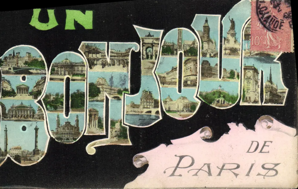 Um Boutjour de Paris — editor não visível, número de série não legível - Frente