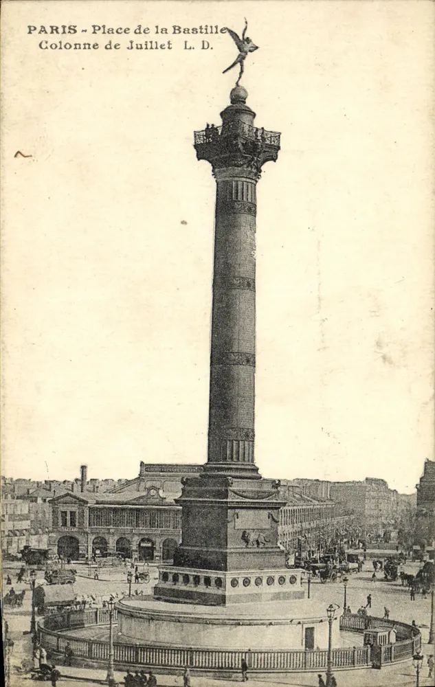 Paris - Place de la Bastille — Juli-Säule L.D. - Vorderseite