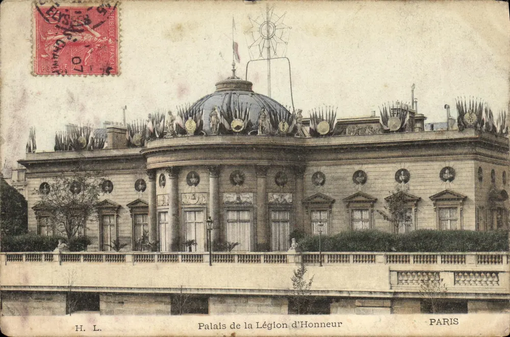 Palacio de la Legión de Honor — París — H. L. n° 106 - Anverso