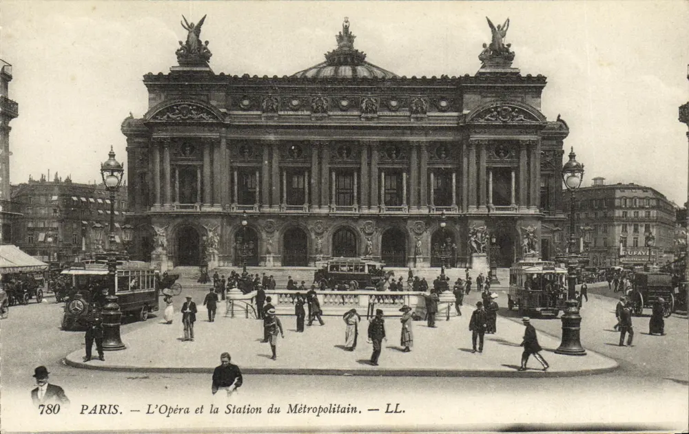 Paris — Das Opernhaus und die Metro-Station — LL. n°780 - Vorderseite