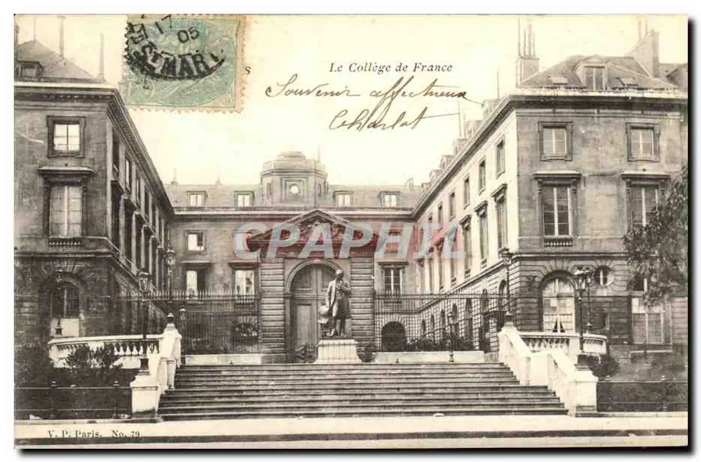 Das Collège de France — Paris — V.P. Paris, Nr. 79 - Vorderseite