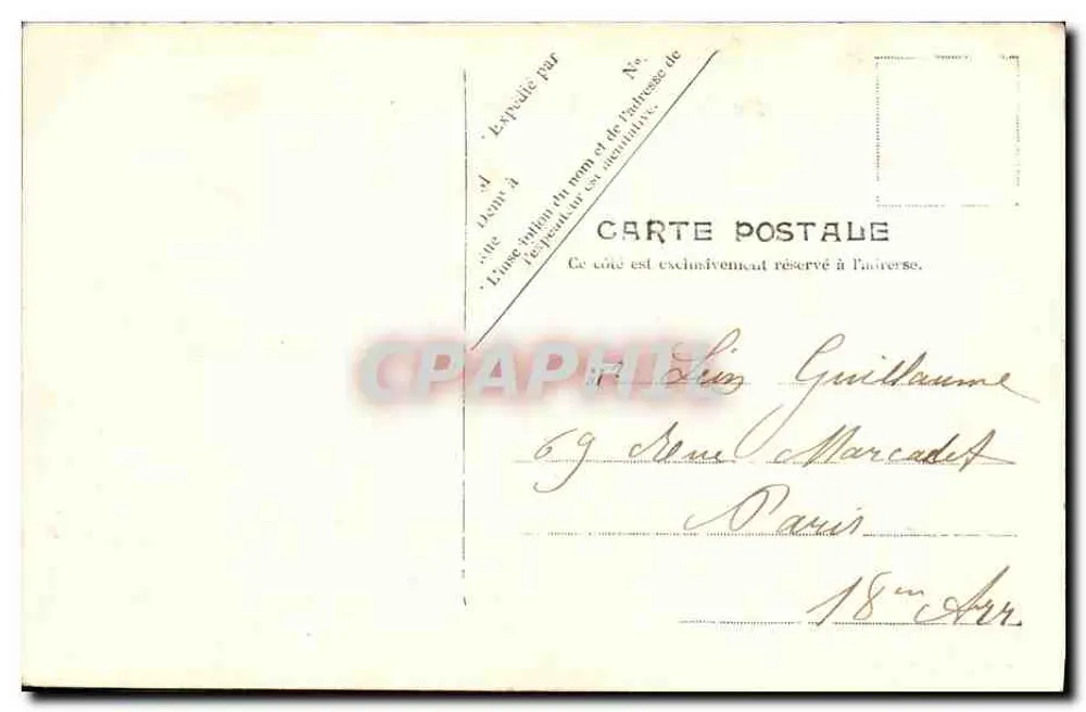 Das Collège de France — Paris — V.P. Paris, Nr. 79 - Rückseite