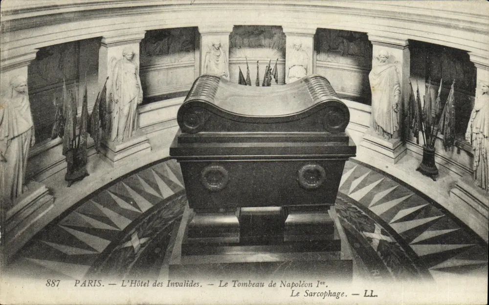 Paris — Das Hotel des Invaliden — Der Sarg von Napoleon I. — Der Sarg — LL. — n° 887 - Vorderseite