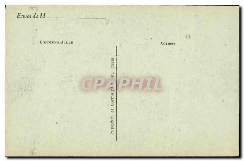 Paris — A Escada do Ópera — A.P. n°176 - Verso