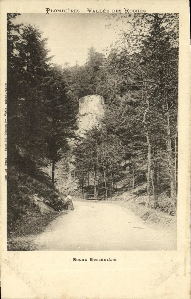 Plombières - Tal der Felsen — Felsen Bussenière — Saint-Jérôme (Depot) — Cliché Wood, Nr. 2489 - Vorderseite