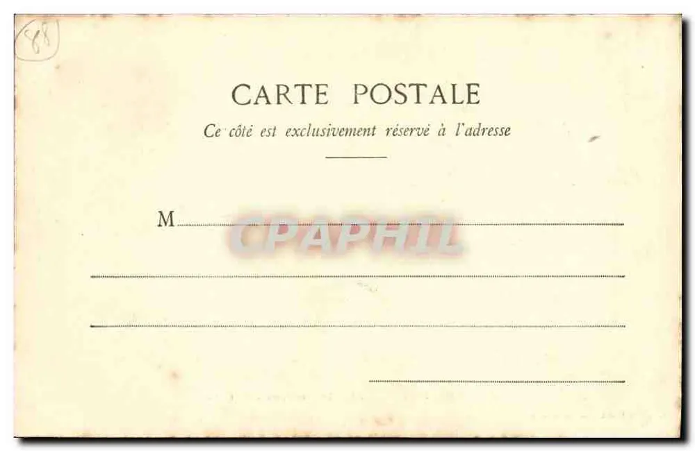 Plombières-les-Bains — Das römische Bad und die Kirche — Gliché du Kodak - Sammlung A. F. - Rückseite