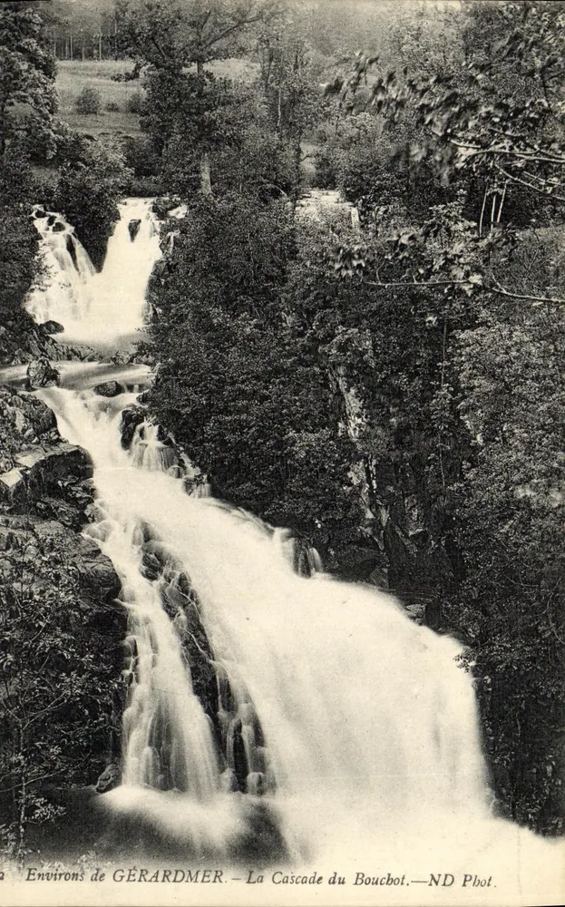 Arredores de GÉRARDMER — A Cascata do Bouchot — ND Pbot. - Frente