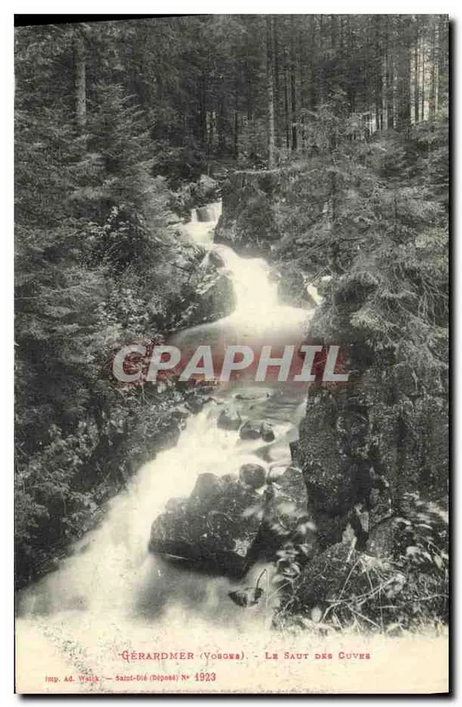 Gérardmer (Vosges) - O Salto das Cuves — Imp. Ad. Wulz - Saint-Dié (Rép. N° 1923) - Frente