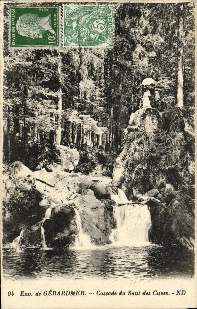 Env. de GÉRARDMER — Cascata do Saut des Cuves — ND - Frente