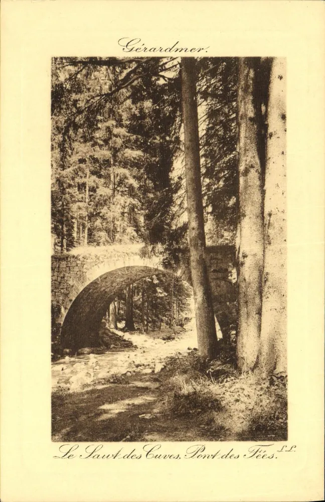 Gérardmer — Le Sauvage des Cuves, Brücke der Feen — S.L. (Verlag) - Vorderseite