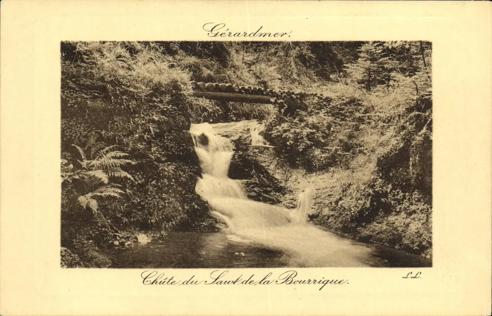 Cachoeira do Sauvage de la Bourrique — Gérardmer — L.L. - Frente