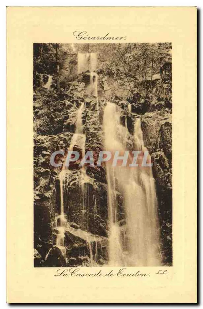 A Cascata de Ceudon — Gérardmer — L.L. - Frente