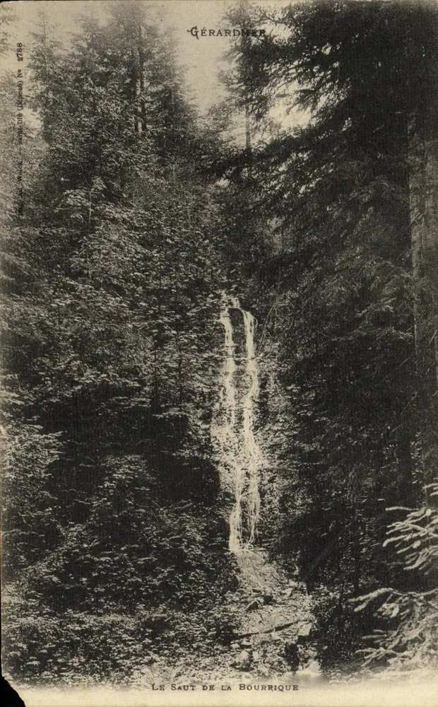 O Salto da Bourrique — Gérardmer — Editor: Gérardmer (nº 8845) - Frente