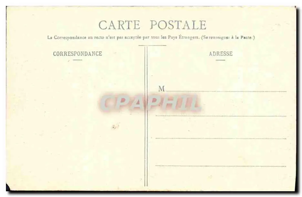 Gérardmer — Le Saut des Cuves par les Grandes Eaux — E. Lecomte, libraire, Gérardmer (Déposé) N. 3429 - Rückseite