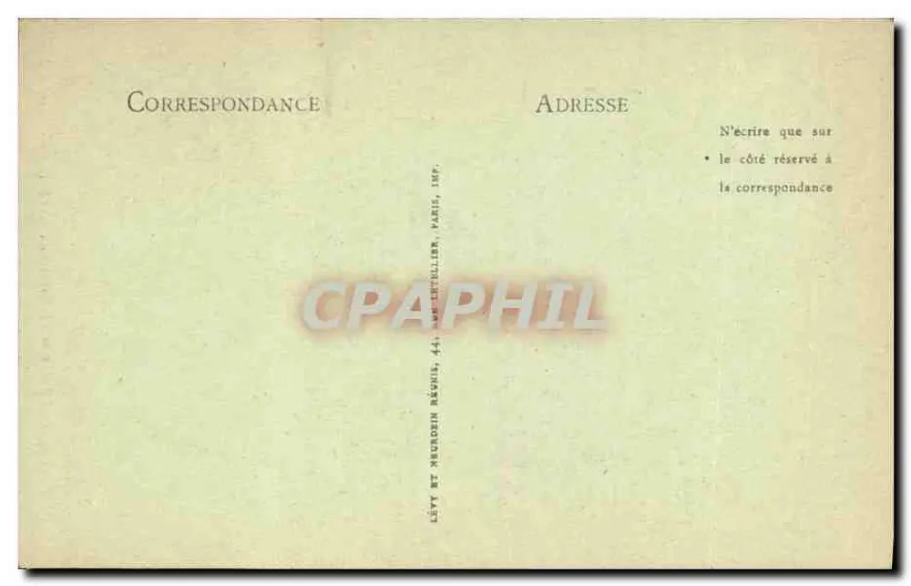 Gérardmer — Unterer Wasserfall des Saout de la Bourrique — L.L. n°83 - Rückseite