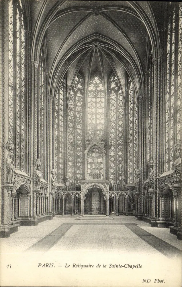 PARIS — Der Reliquiarsaal der Sainte-Chapelle — ND Phot. - Vorderseite