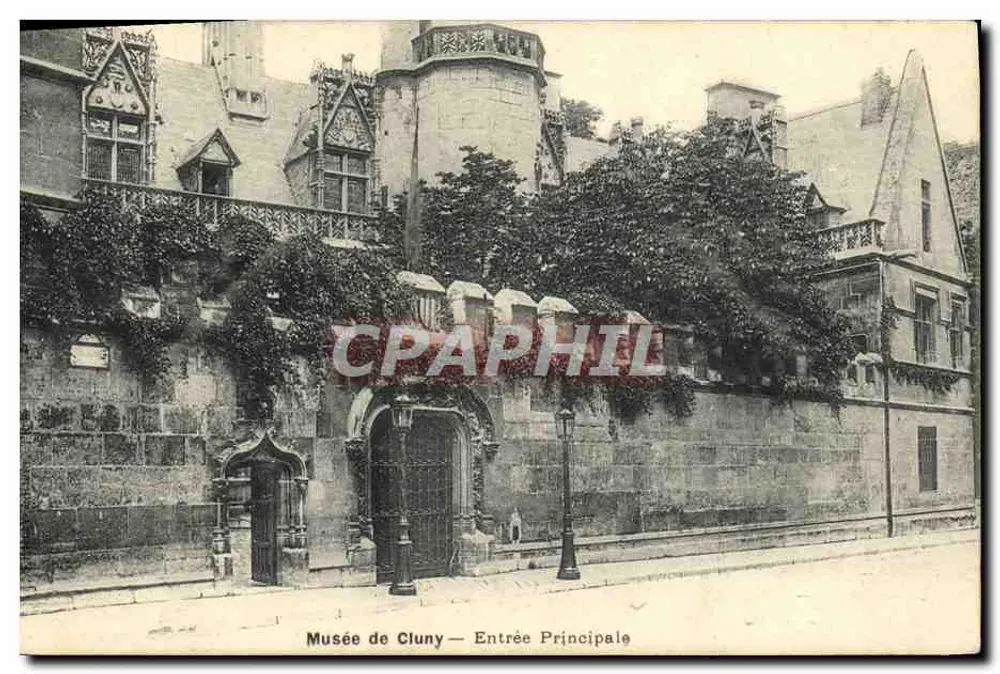 Museu de Cluny — Entrada Principal — Editor não visível - Frente