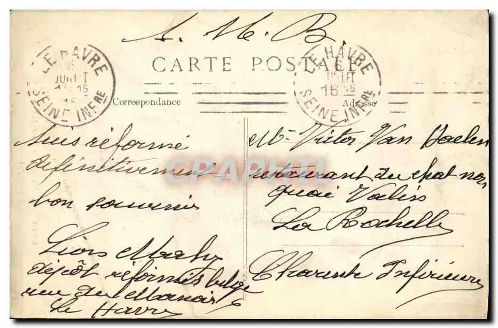 PARIS — Les Invalides — A Capela — Editor B.D. n° 4296 - Verso
