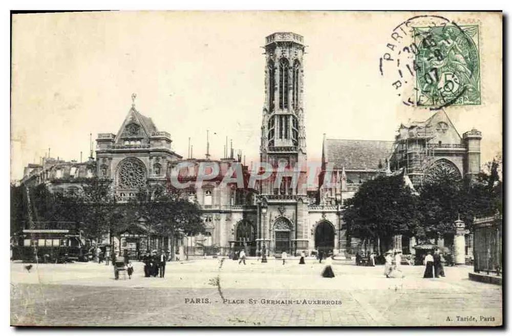 Paris - Place Saint-Germain-l'Auxerrois — éditeur A. Taride, Paris - Frente