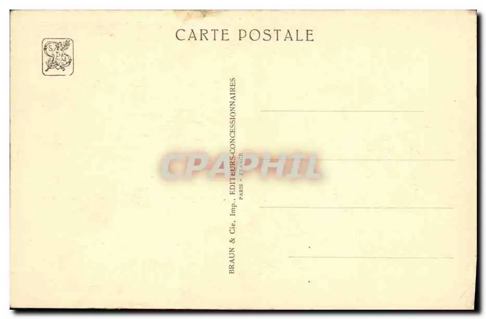Madagascar — ALOALS DES BUCRANES — Internationale Kolonialausstellung — Paris 1931 — Éditeur : Braun & Cie - Rückseite