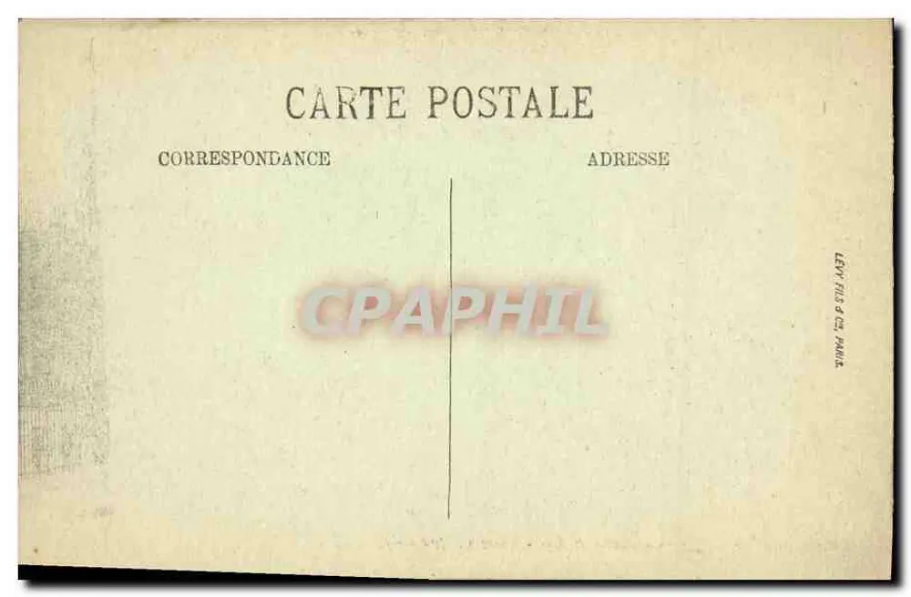 Paris — Quai du Louvre und Saint-Germain-l'Auxerrois — LL. — n°390 - Rückseite